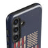 Blue Bullet American Flag Galaxy S25 Impact Case